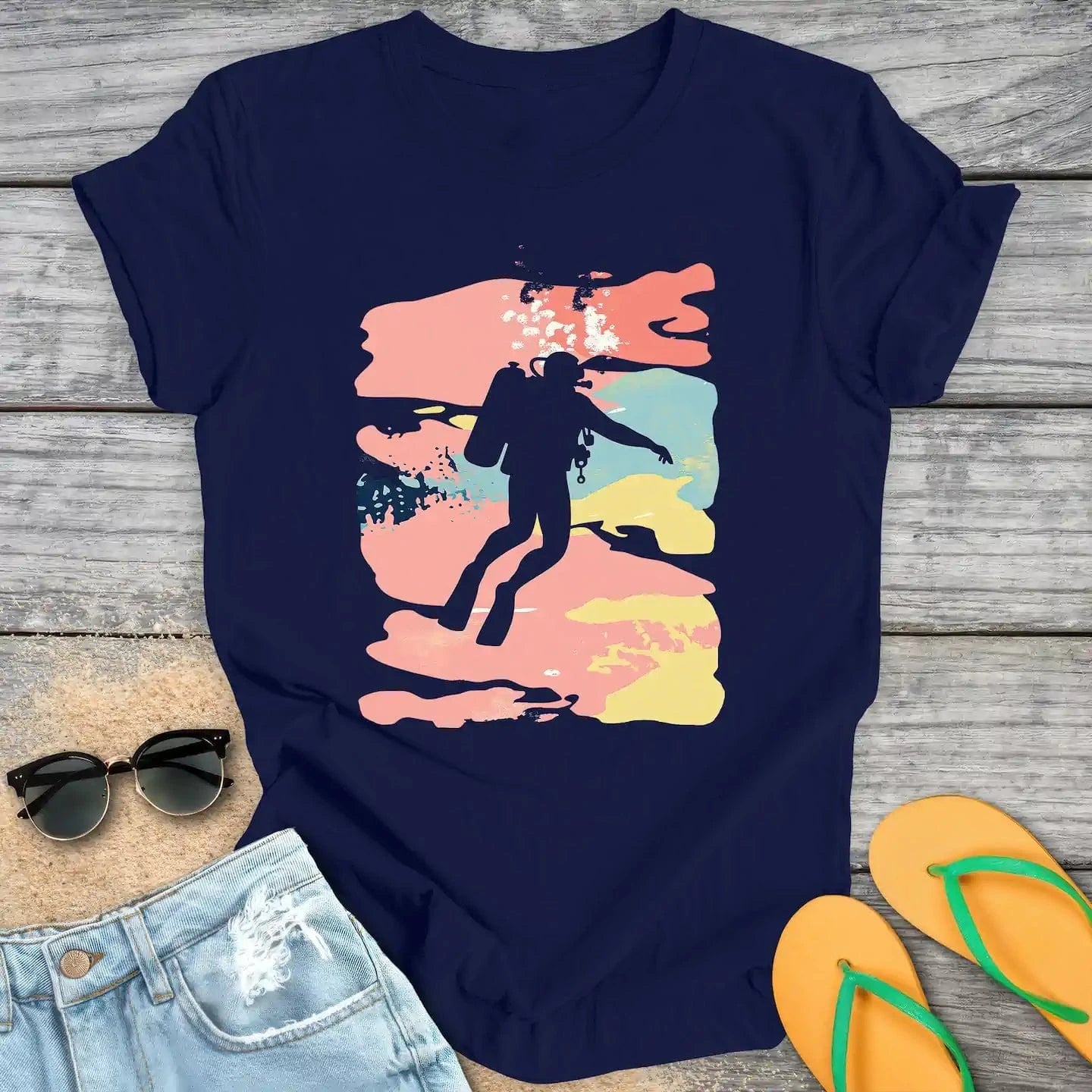 Colorful Scuba Diver