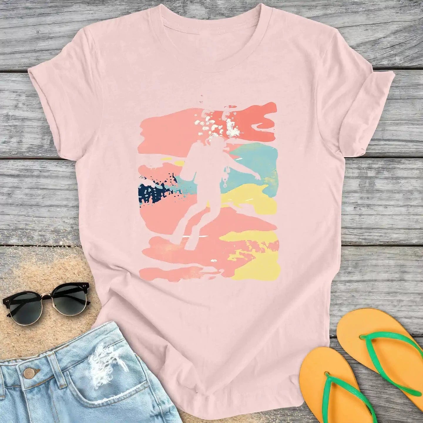 Colorful Scuba Diver