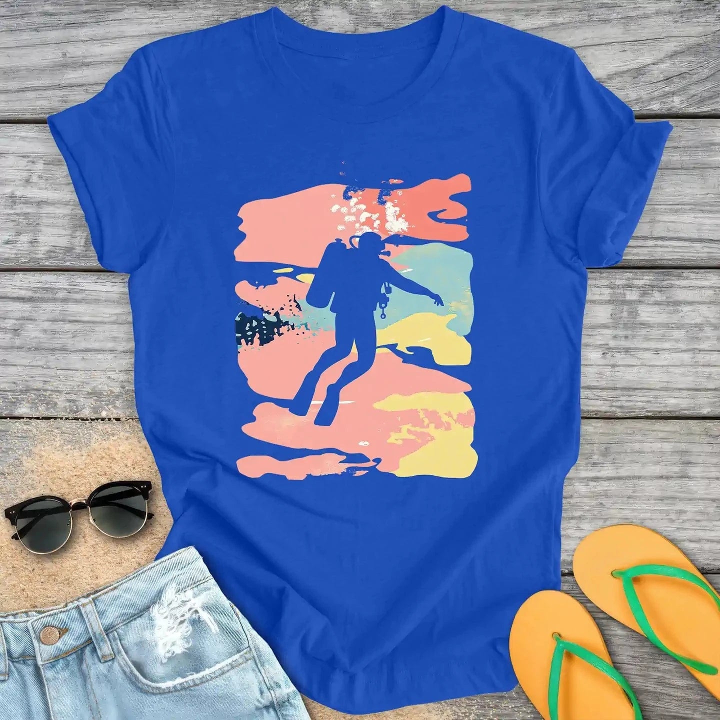 Colorful Scuba Diver