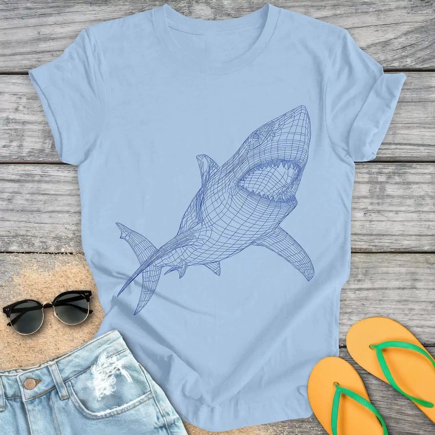 Wireframe Shark