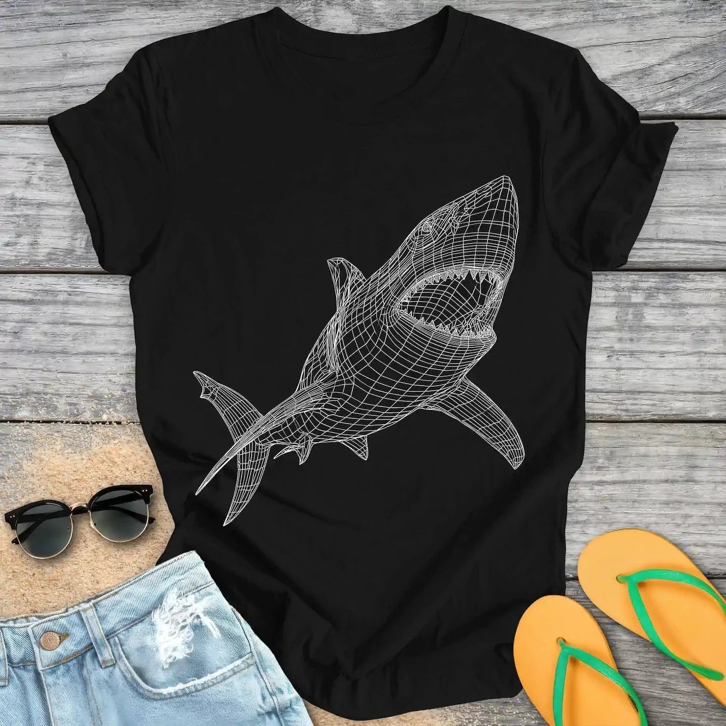Wireframe Shark