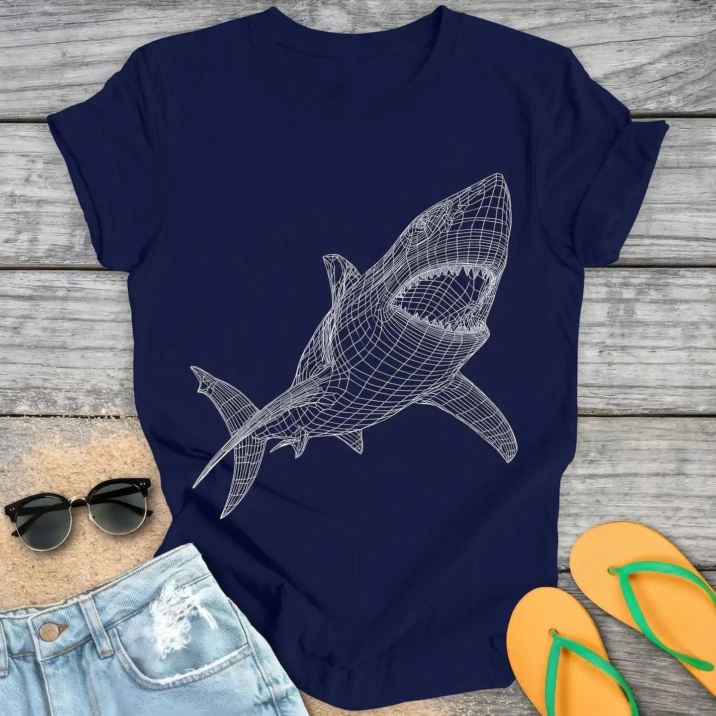 Wireframe Shark