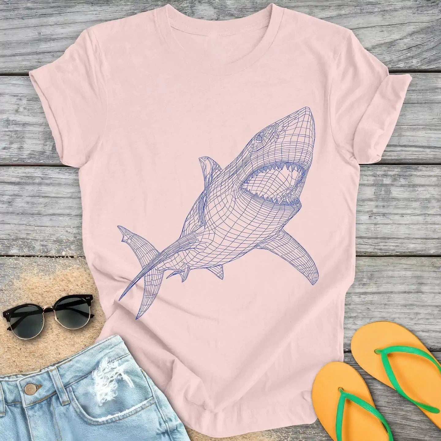 Wireframe Shark