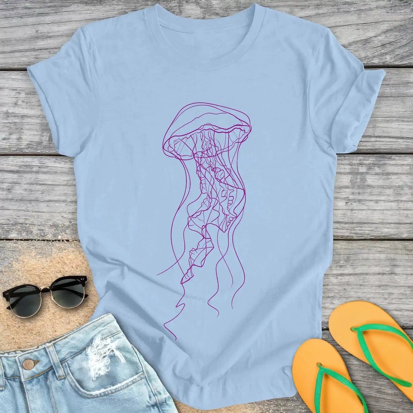 Jellyfish Line Drawing