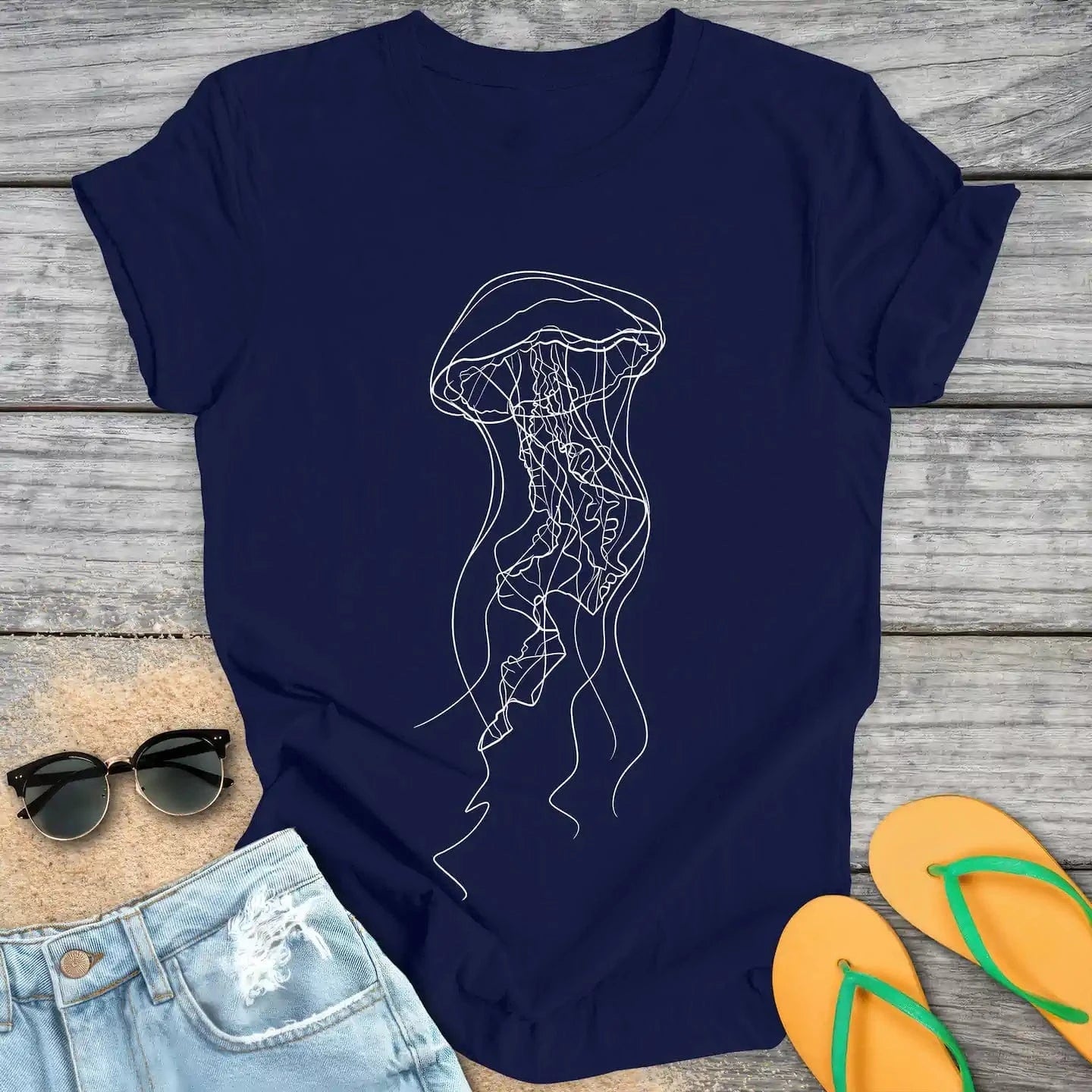 Jellyfish Line Drawing