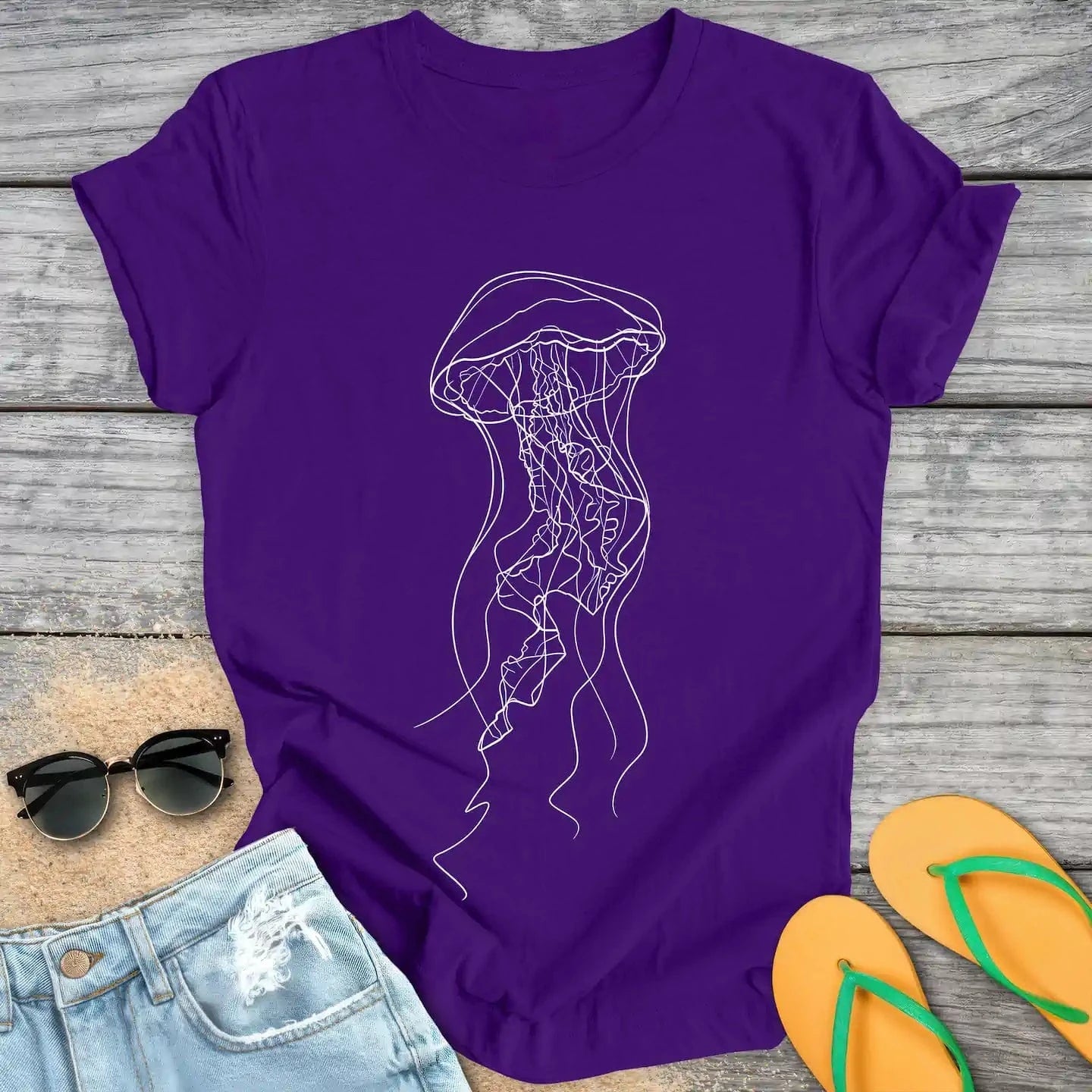 Jellyfish Line Drawing