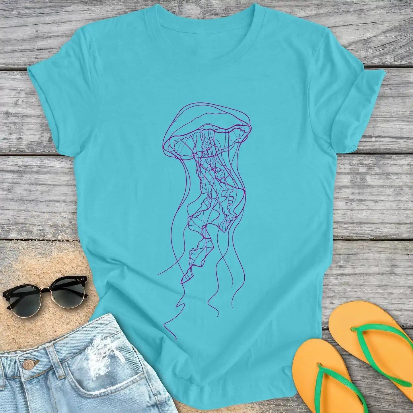Jellyfish Line Drawing