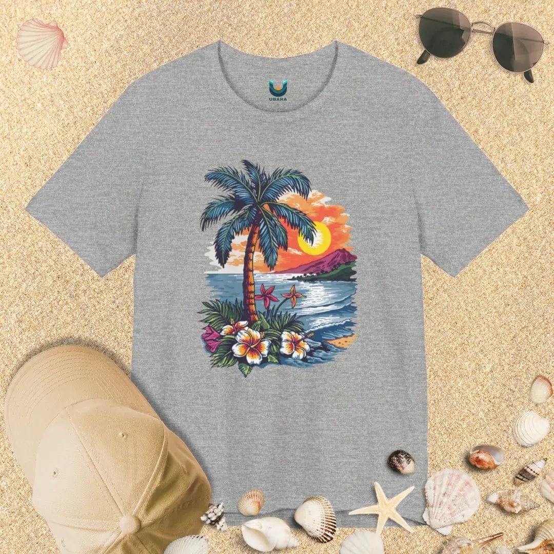 Vibrant Retro Hawaii Beach