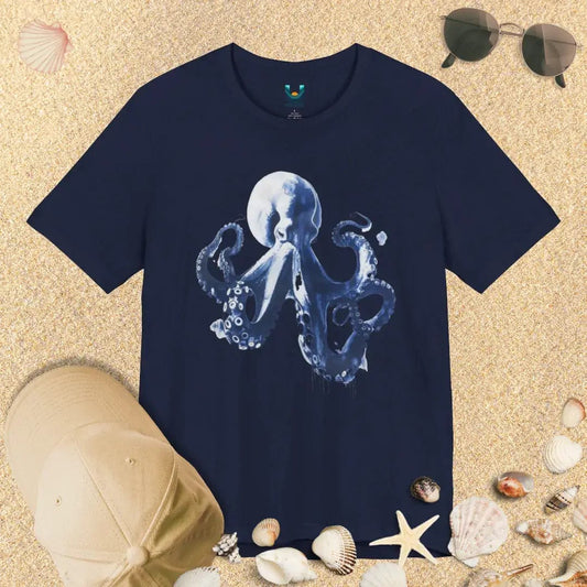 Blue Ink Octopus