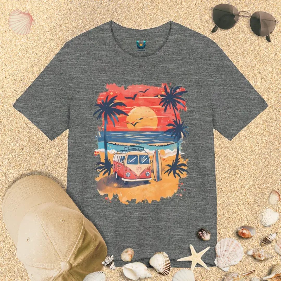 Retro Surfer Beach Van